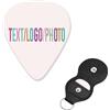 Miujonvy Plettro personalizzato per chitarra Aggiungi il tuo logo per basso, chitarre elettriche e acustiche, 0,71 mm
