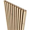 MEBANO. Pannelli Acustici Su Piastra Bianca 4 Pezzi 240x18,5 cm Rovere Artisan Pannelli Decorativi In MDF Rivestimento Pareti Legno Per Soggiorno
