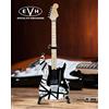 Evh Minature chitarre EVH003 mini replica chitarra Van Halen, nero & bianco
