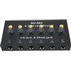 Yunir Mini Mixer Audio, 6 Canali Mono 3 Canali Stereo Mixer Audio Stereo con Linea di Ingresso e Uscita a Basso Rumore da 6,5 mm, per Chitarre, Bassi, Tastiere, Microfono