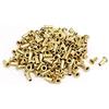 Liyafy - Set di 100 rivetti in ottone per arpa lira, arpa piccola, strumento musicale a corda dorato