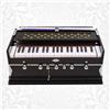 Amilav Collections Harmonium 7 Stopper, 3¼ Ottave, Doppio Soffietto, Ance Basso-Maschio, Strumento di Musica Indiana Harmonium Con Coperchio