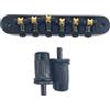 THINCAN Guitar Roller Tune O Matic - Ponte fasciatoio, ricambio per ponti per chitarra elettrica a 6 corde