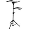 Bespeco LPS100S - Supporto multifunzione (laptop/videoproiettore/mixer) con ripiano aggiuntivo
