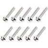 Banworks Viti di montaggio per pickup a bobina singola M3.3 con filettatura metrica 3,3 x 18 mm, set di viti di regolazione dell'altezza per Squier Stratocaster Strat ST Telecaster Tele TL, 10 pezzi