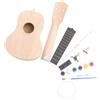 LRXIYODE Kit Fai da Te Ukulele 21 Pollici in Legno e Aps Parti Incluse e Manuale, Sicuro e Pre-forato per Ragazzo Ragazza e Principianti in Attività Genitore-figlio