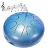 Sohodoo Chakra Rain Drum for giardino: 8 note di armonia - Sperimenta il potere curativo delle frequenze dei chakra con questo squisito strumento(Blue)