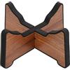 Eujgoov Ethereal Drum Stand Handpan Holder Espositore in Legno con Strato di Isolamento Acustico per un Supporto Stabile (Piccolo 380 ml)