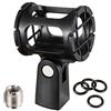 LYRCRO Supporto antiurto per microfono, anti-vibrazione, per microfono a condensatore, come Rode NTG-1, NTG-2, NTG-3, NTG-4, NTG-4+, NTG-5, Sennheiser MKE 600