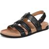 Vionic Sandalo piatto da donna Eureka, Pelle di vitello., 39 EU
