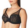 Simone Perele Reggiseno Wish Plunge, Trasparente, Nero, 3F