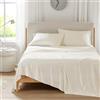 Comfort Spaces Set di lenzuola rinfrescanti Coolmax per letto king size, traspiranti, morbide, non scoloriscono, per chi dorme calde, con tasca profonda elastica per materassi fino a 40,6 cm, colore: