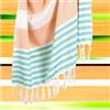 Ruggeri Maxi Telo Mare Fouta 100% Cotone - Asciugamano Mare Multiuso Leggero e Compatto - Telo Spiaggia, Piscina e Viaggio - Alta Assorbenza, Asciugatura Rapida (Arancione, 90x170 cm)