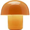 Kare Design lampada da tavolo Mushroom Shiny Duo Sunday, arancione, 20 cm, forma design funghetto, per soggiorno, camera da letto, stile pop, lampadina non inclusa