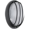 Eglo LED lampada da soffitto esterna Siones 1, lampada da soffitto per esterni, applique in alluminio pressofuso nero, vetro strutturato bianco, luce calda, IP44
