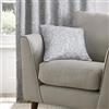 Dreams & Drapes Tende Aveline - Cuscino imbottito in 100% cotone, 43 x 43 cm, colore: Grigio