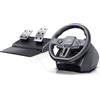 PXN Volante da corsa per PC, V900 GEN2 universale Usb Car Sim 270/900 gradi volante con pedali per PC, PS3, PS4, Xbox One, Xbox Series X/S, Switch