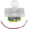 Haofy Joystick Illuminato a LED di Alta qualità Trasformazione dei Colori con Ritorno Al Centro a Molla Liscia per Giocatori Diametro della Sfera da 1,54 Pollici