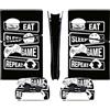 LNMLRBXEXZ Compatibile Con Adesivi Skin Per PS5 Slim Skin Disc Edition & Per Digital Console Controller Vinyl Cover Skins Wraps Scratch Resistant Compatible 30162 Avvolgimento(Disc Version)