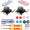 GuliKit Interruttore JoyCon Joystick di ricambio, TMR Joystick, Aggiornato Anti-Drift TMR Joystick Elettromagnetico per Switch LCD/OLED Joy Con & Switch Lite con kit di riparazione accessori