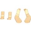 Generic Paddle Controller in Acciaio Inossidabile da 4 Pezzi per One Series 2 Modello 1797, Blocchi per Grilletto per Esperienze di Gioco più Veloci e Precise (GOLD)