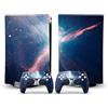 PDURMBUAB Nessuna Schiuma Nessuna Bolla Decal Skin Per PS 5 Disk Edition Console 2 Controller Vinile Cover Skin Wraps Per PS5 Disc Version 49326