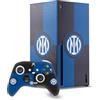 Head Case Designs Licenza Ufficiale Inter Milan Bandiera Distintivo Pacchetto Console Da Gioco Wrap E Pelle Per Controller Compatibile con Xbox Series X