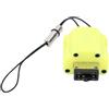Annadue Adattatore GBA SP, Ricarica di Tipo C e Convertitore Jack per Cuffie da 3,5 Mm, Struttura PETG Stampata in 3D con Corda Anti-perdita per Console di Gioco (YELLOW)
