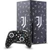 Head Case Designs Licenza Ufficiale Juventus Football Club Motivo geometrico Arte Pacchetto Console Da Gioco Wrap E Pelle Per Controller Compatibile con Xbox Series X