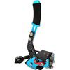 Haofy Gioco di Corse Progressivo con Freno a Mano USB PC a 64 Bit per Appassionati di Corse Sim Lega di Alluminio Acciaio Dolce (BLUE)