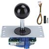 OPSDKVKS Joystick per console di gioco Fighting Machine, gamepad joystick ad alta sensibilità, controller di gioco senza ritardi con barra di metallo e materiale ABS, joystick (Nera)