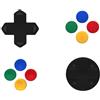 Generico Set di adesivi in silicone console per Switch2, copri joystick e impugnature per il pollice, morbidi e confortevoli, per Switch 2 Accessori (Multi-Color)