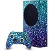 Head Case Designs Licenza Ufficiale PLdesign Blu Acqua Mix Arte Pacchetto Console Da Gioco Wrap E Pelle Per Controller Compatibile con Xbox Series S Console & Controller Bundle