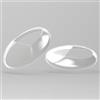 Generic Custodia protettiva trasparente il supporto del joystick per Legion Go, custodia protettiva in PU morbido per la copertura del sedile destro del palmare (Trasparente)