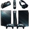 GALSOR Protettivo Per PS5 Console Disc Edition & Digital Sticker Vinyl Decal Cover Per Ps5 Controller & Charging Station & Headset & Media Remote 85242 Senza Bolle E Senza Residui(Digital Edition)