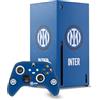 Head Case Designs Licenza Ufficiale Inter Milan Logo Distintivo Pacchetto Console Da Gioco Wrap E Pelle Per Controller Compatibile con Xbox Series X