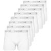 Tazzio Boxer da uomo BS1000 - Confezione da 8 boxer Basic in cotone - Comodi pantaloncini retrò con vita confortevole | Intimo traspirante da uomo, Bianco (set da 8), 5XL