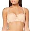 Playtex Soutien-Gorge avec Armatures Flower Elegance Strapless, Reggiseno Senza Bretelle Donna, Beige (Beige 007), 3D (Taglia Produttore: 95D)