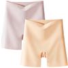 Generic Biancheria intima da donna in seta di ghiaccio a vita alta con controllo della pancia, mutandine senza cuciture a vita alta, pantaloncini da yoga senza tracce, 2 pezzi - F, M