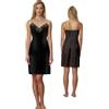 ANDRA Sottoveste Spallina Sottile Ricamata in Raso (IT, Testo, 3XL, Regular, Regular, chmpagne/Beige)