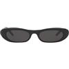 Yves Saint Laurent SL 557 Shade-001 53 Sunglass Woman Aceta Occhiali da Sole, Nero-Nero-Nero, Donna