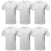 NOTTINGHAM Pack 6 T-Shirt Uomo Bianco/Assortito Cotone Art.700 (6 T-Shirt Bianco Girogola - 7 / XXL)