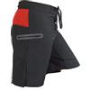 Sanguine Pantaloncini da uomo per allenamento e kick boxing, pantaloncini da allenamento per combattimento in gabbia, Muay Thai, palestra arti marziali, Nero , L