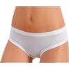 Risveglia i Sensi 6 Slip donna a midi in cotone modal con bordo piatto senza elastico (5/L, Nero)