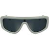 CALVIN KLEIN JEANS Unisex Adult Sunglasses CKJ25605S - Matte Grey with Solid Silver Mirror Lens