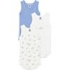 Petit Bateau A0czj, Body Senza Maniche Bimbo 0-24, Variante 1, 24 Mesi (Pacco da 3)