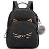 Fiorky Zaino carino mini gatto dei cartoni animati, pratico zaino for gatti Borse scolastiche in pelle PU Borsa quadrata leggera Borsa a tracolla piccola, Zaino leggero for ragazze Donne