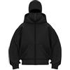 Générique Felpa con cappuccio da ragazzo, balaclava, giacca passamontagna per bambini, con cerniera, autunno e inverno, calda, con cappuccio ninja con maschera facciale antivento, per sport all'aria aperta