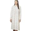 Linclalor Camicia da notte in caldo cotone con collo e manica a raglan art. 292056