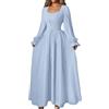 Foweknow Costume da Donna Halloween, Abbigliamento Gotico, Abito da Rinascimento, Maxi Abito Medievale, Tunika da Donna a Maniche Lunghe, Outfit Festivo, Abito Steampunk Vittoriano, A-Linea, Elegante